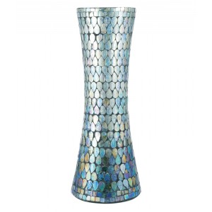Beachcrest Home Amaris Blue/White Table Vase BCMH2656